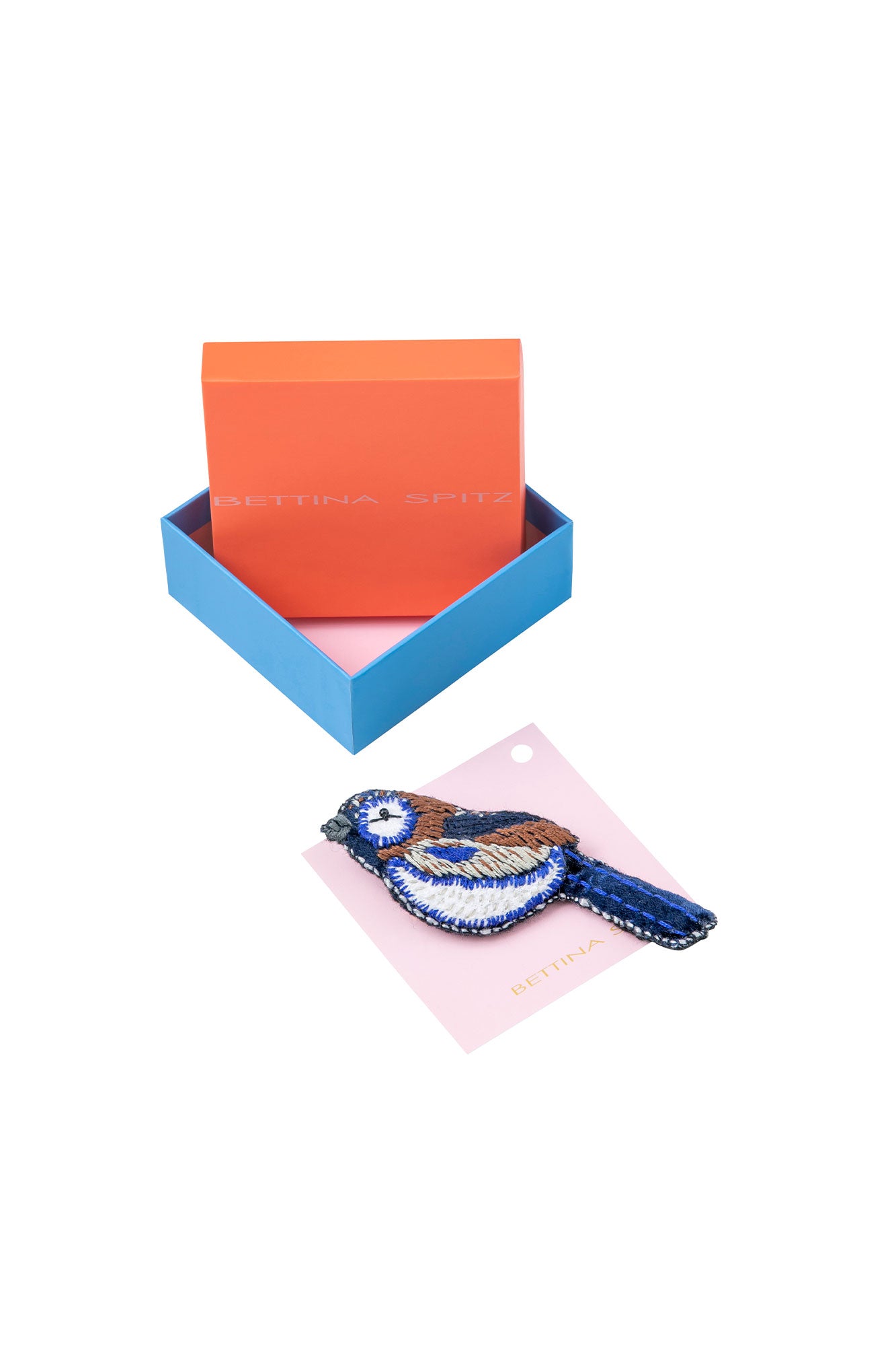 Prendedor Pájaro Azul