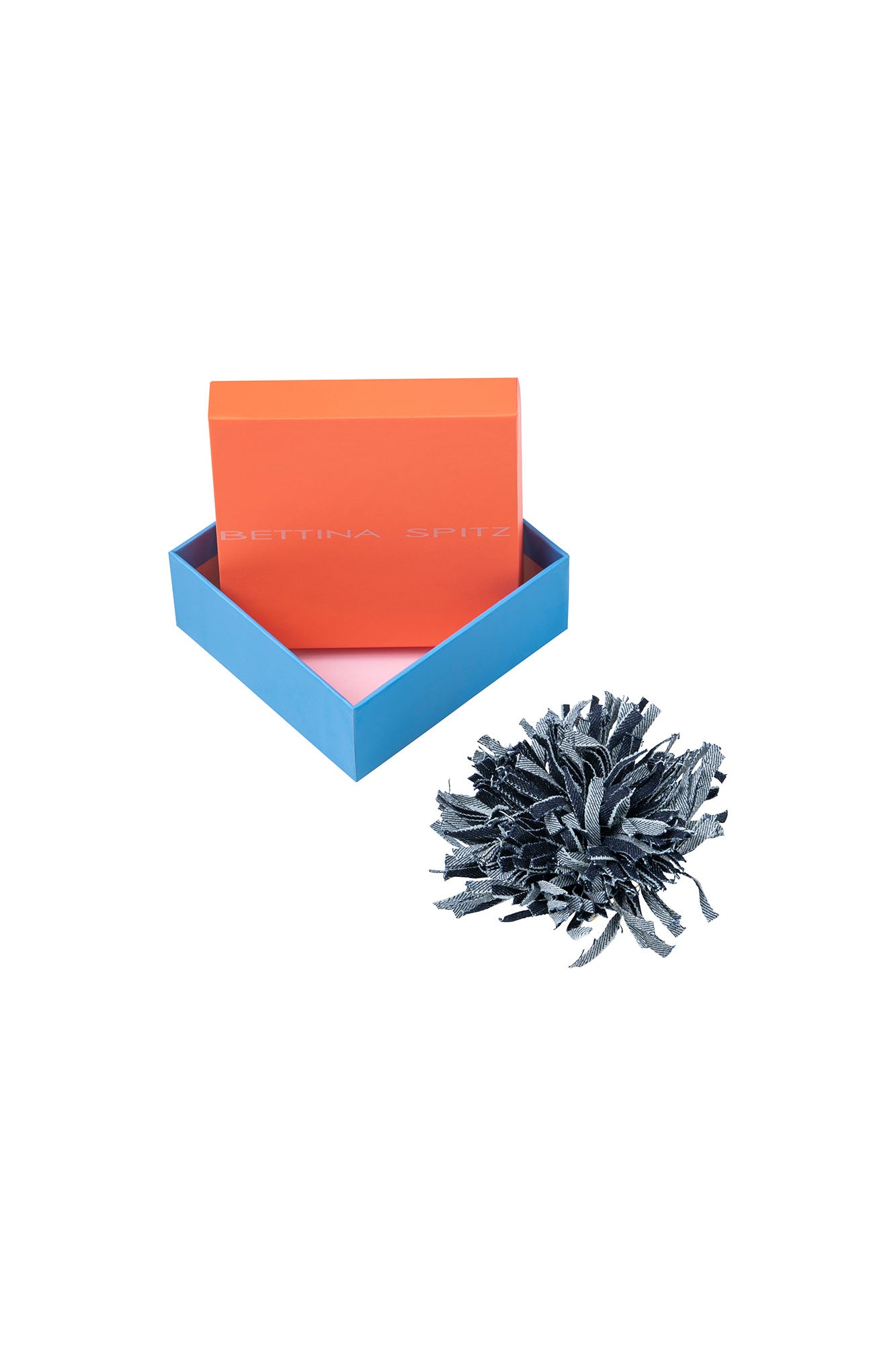Prendedor Pompom Azul