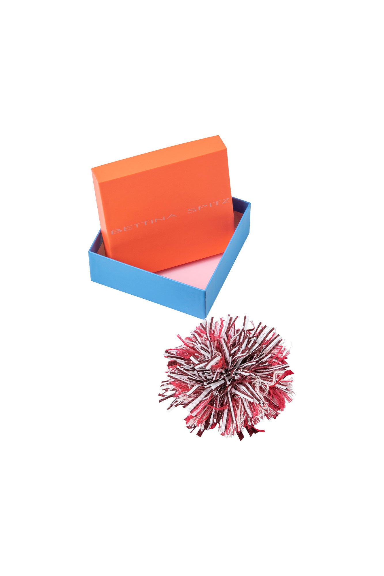 Prendedor Pompom Rojo