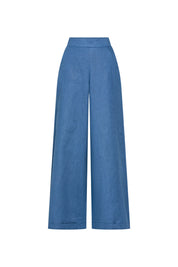 Pantalón Milo Lino Largo Índigo