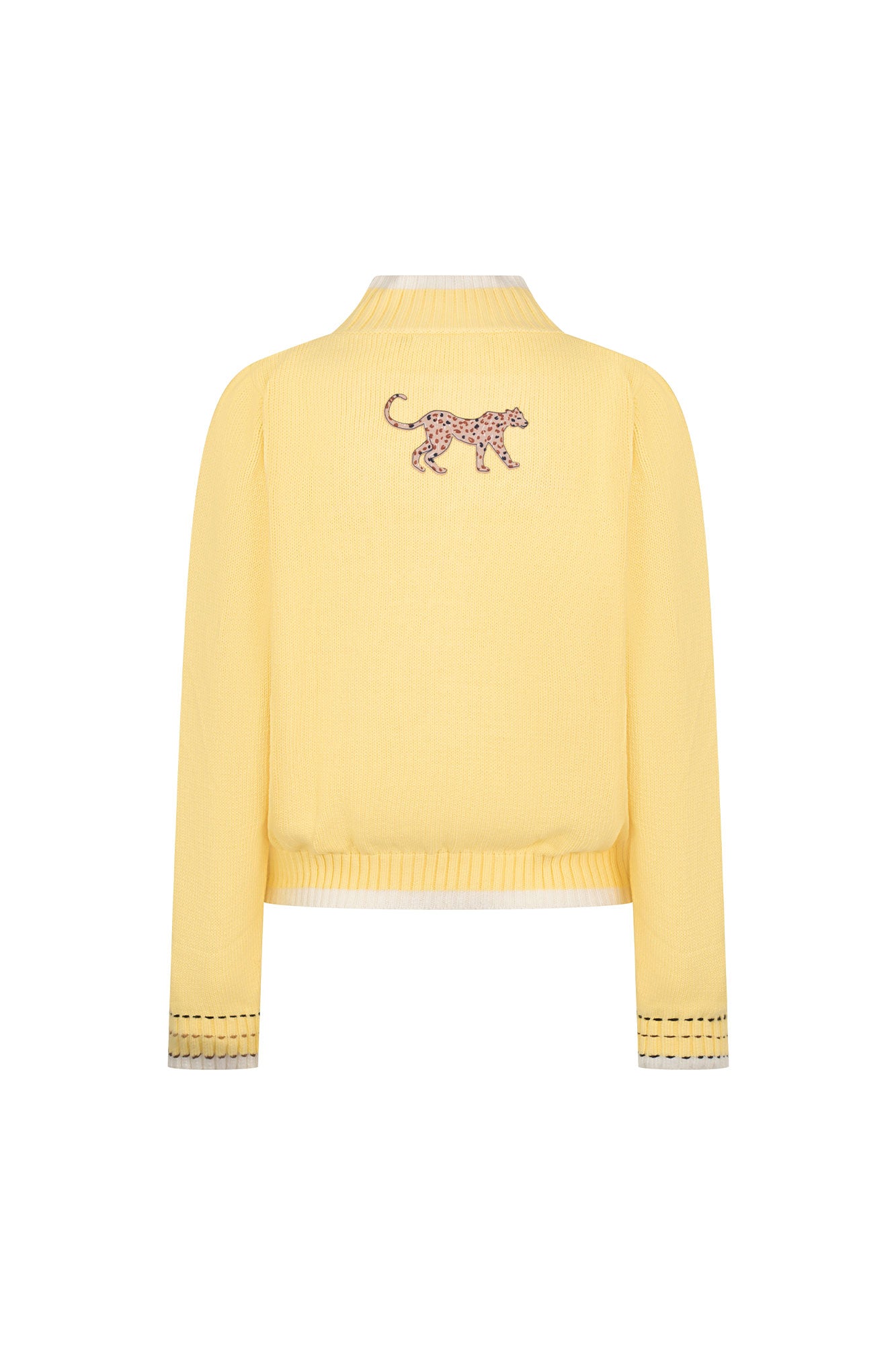 SACO CHAQUETA VIVO GUEPARDO AMARILLO