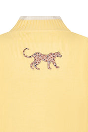 SACO CHAQUETA VIVO GUEPARDO AMARILLO