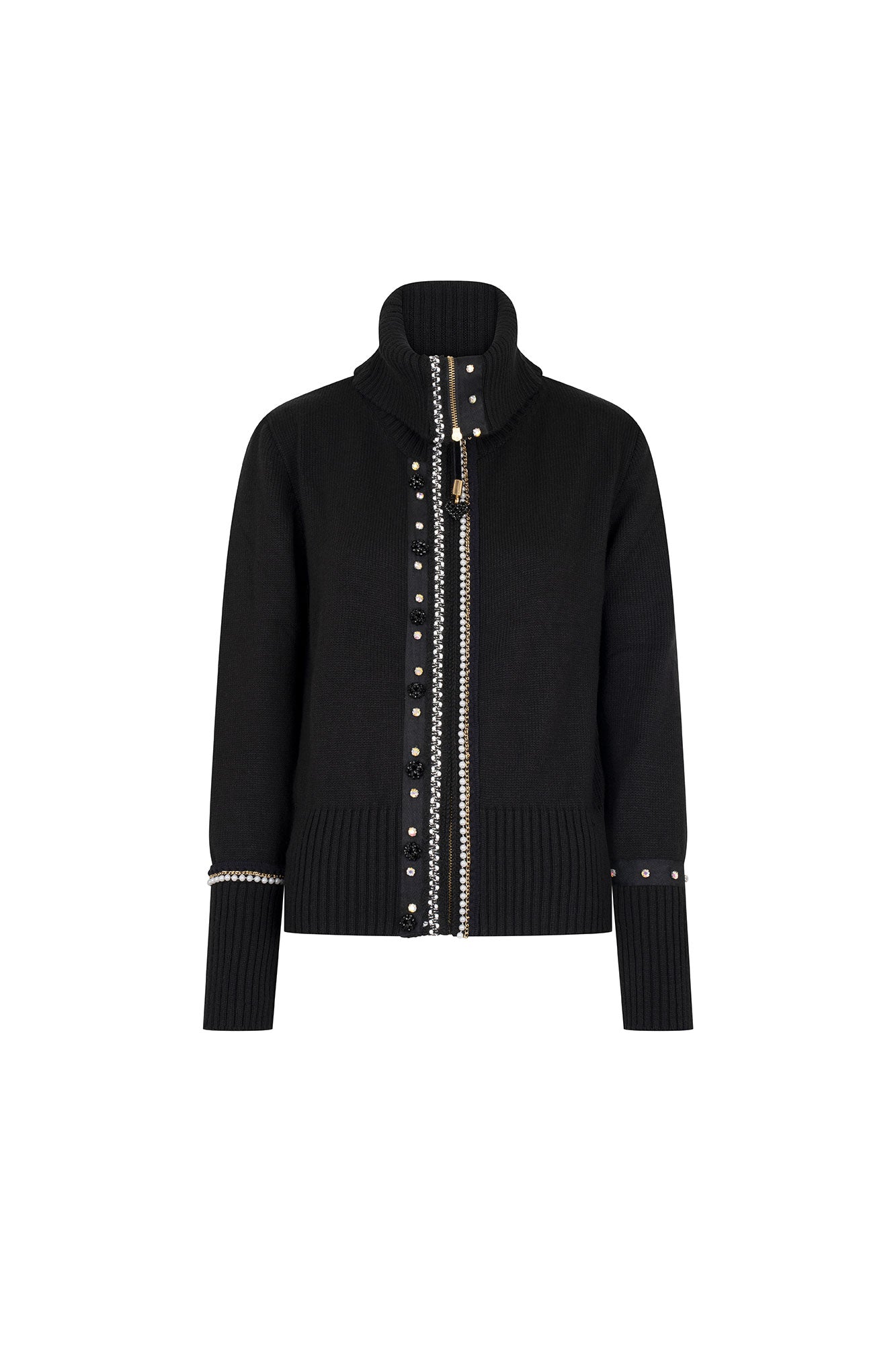SACO CREMALLERA GLAMOUR NEGRO