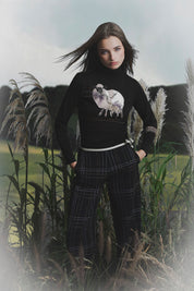 SACO CUELLO ALTO OVEJA NEGRO