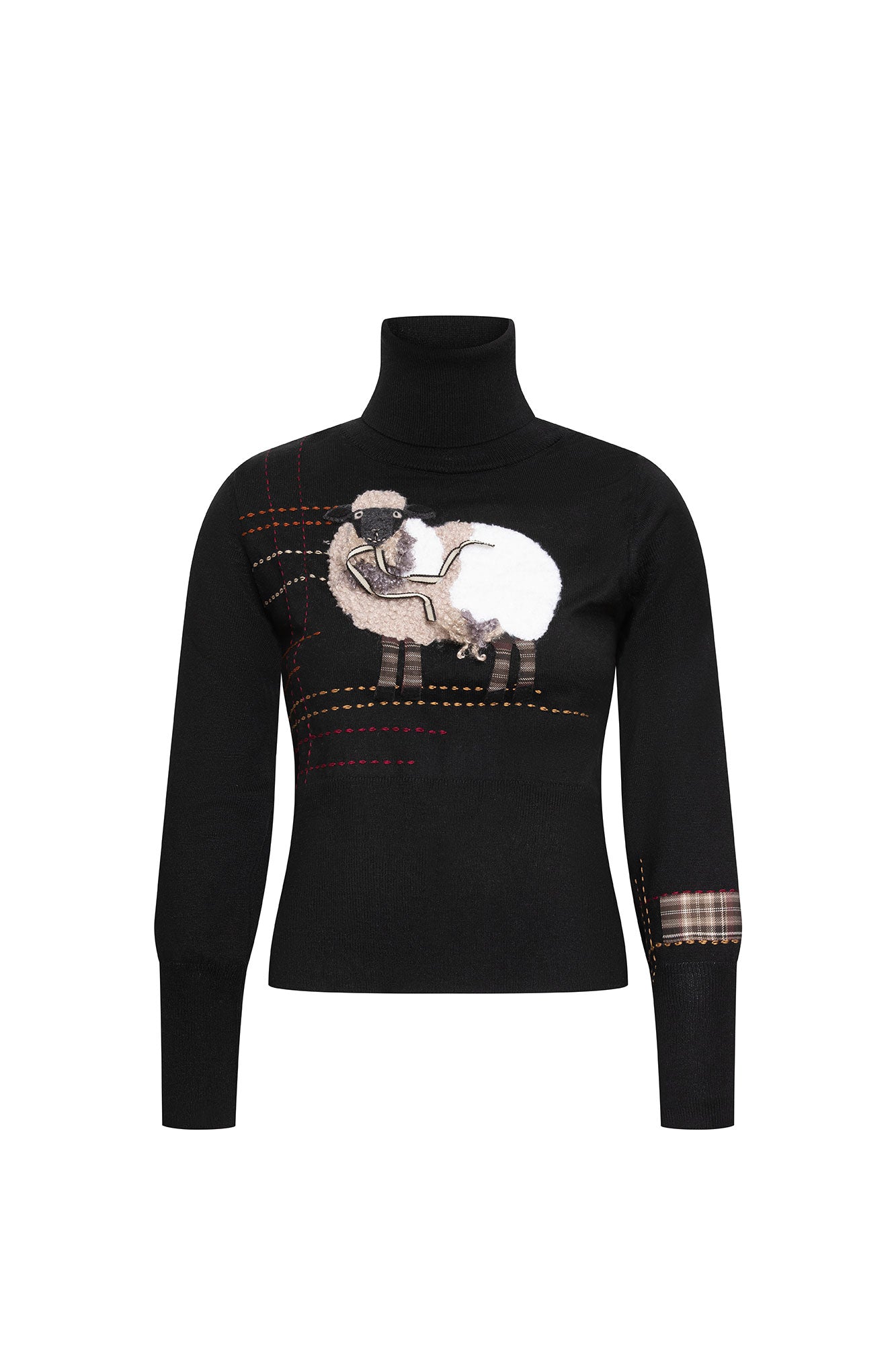 SACO CUELLO ALTO OVEJA NEGRO