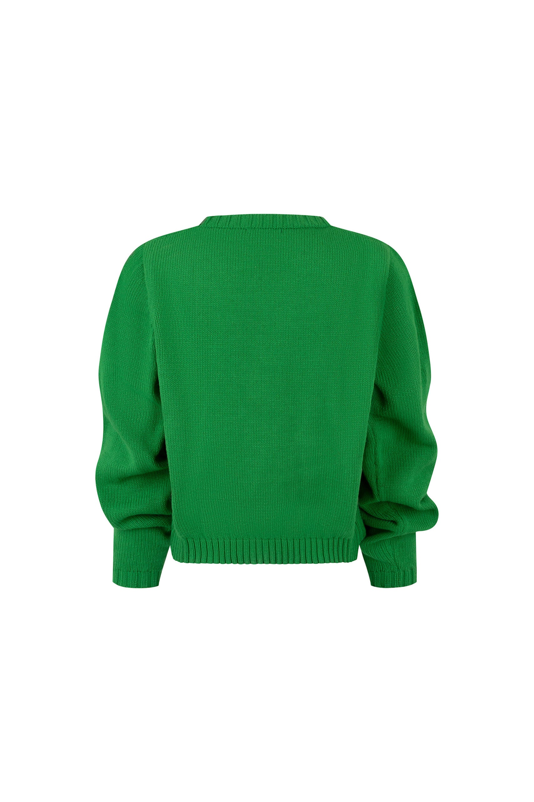 SACO CUELLO REDONDO 70'S VERDE