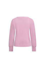 SACO CUELLO REDONDO BARROCO ROSA VIEJO