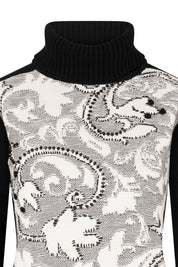 SACO JACKARD BARROCO NEGRO