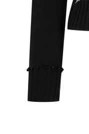 SACO JACKARD BARROCO NEGRO