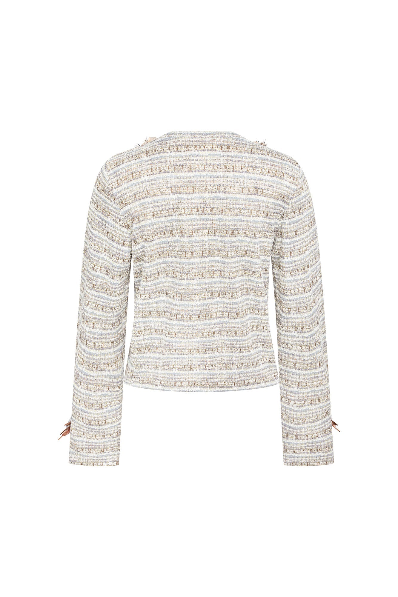Saco Michell Flor Ramita Tweed – vista trasera