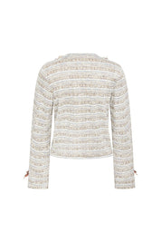 Saco Michell Flor Ramita Tweed – vista trasera