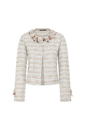 Saco Michell Flor Ramita Tweed – vista frontal