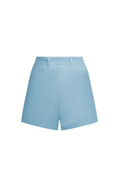 Short Lino Azul Claro