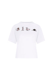 T-SHIRT COMADREJA BLANCO