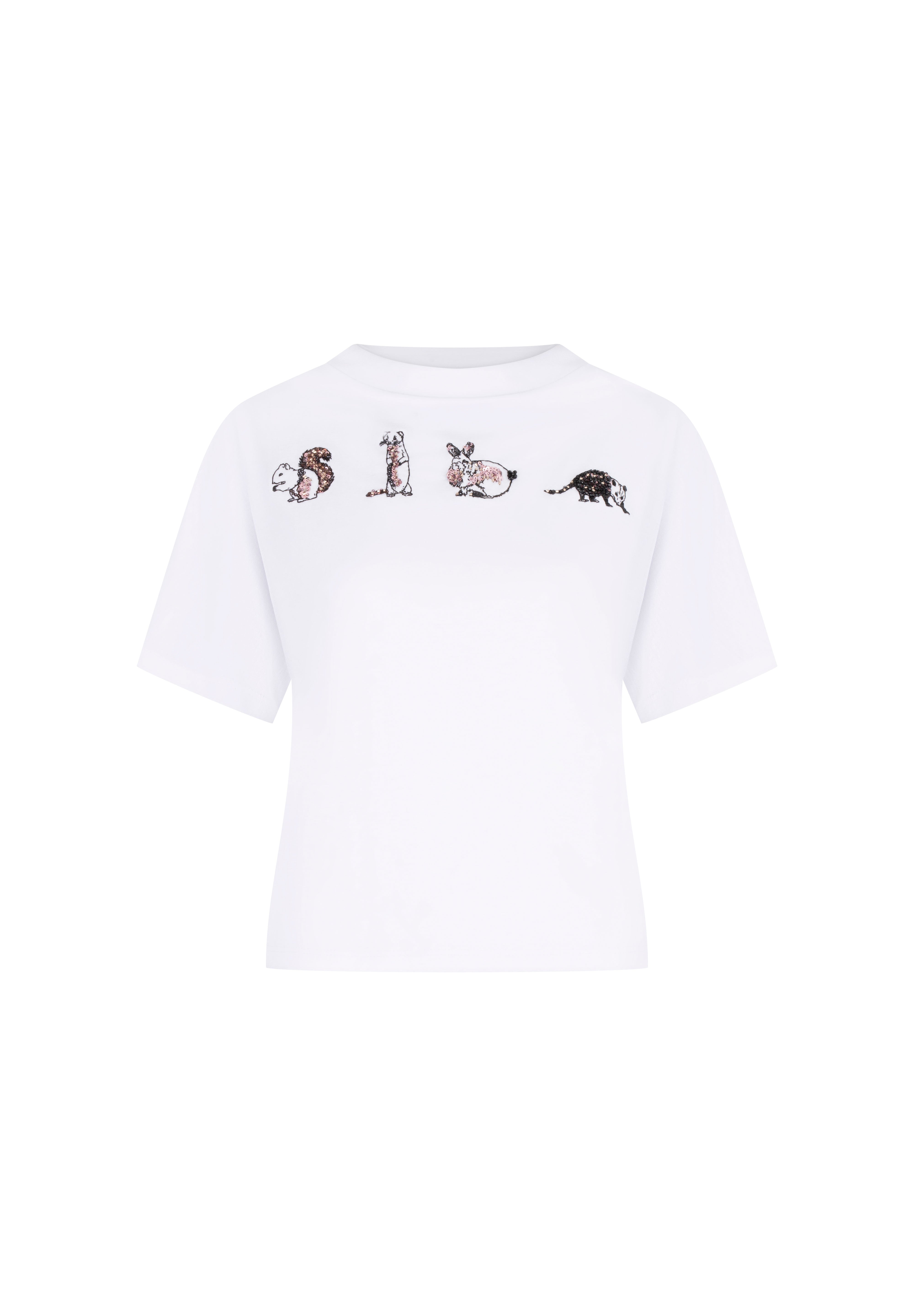 T-SHIRT COMADREJA BLANCO