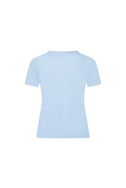 T-SHIRT BASIC PIEDRITAS AZUL CLARO