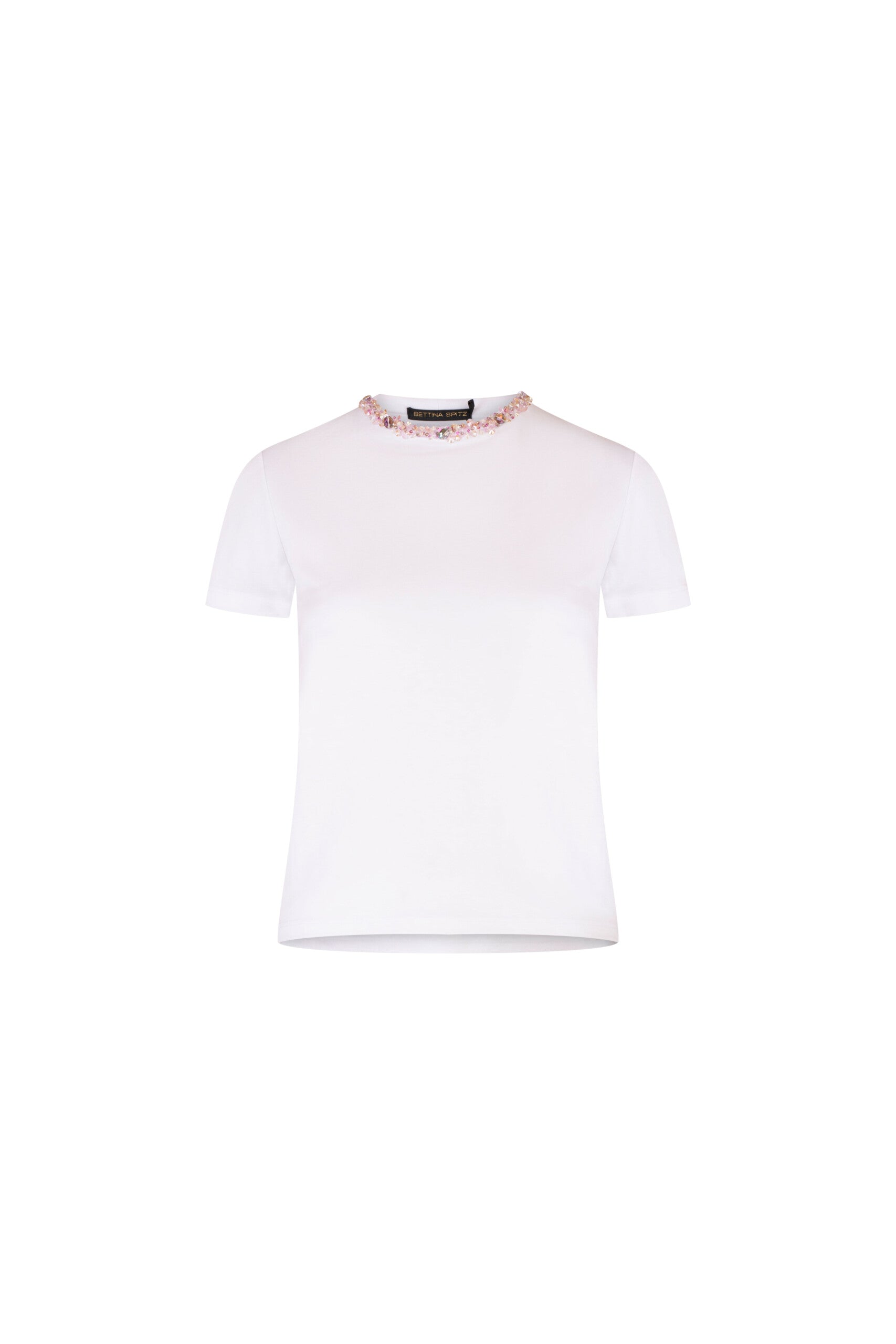 T-SHIRT BASIC PIEDRITAS BLANCO