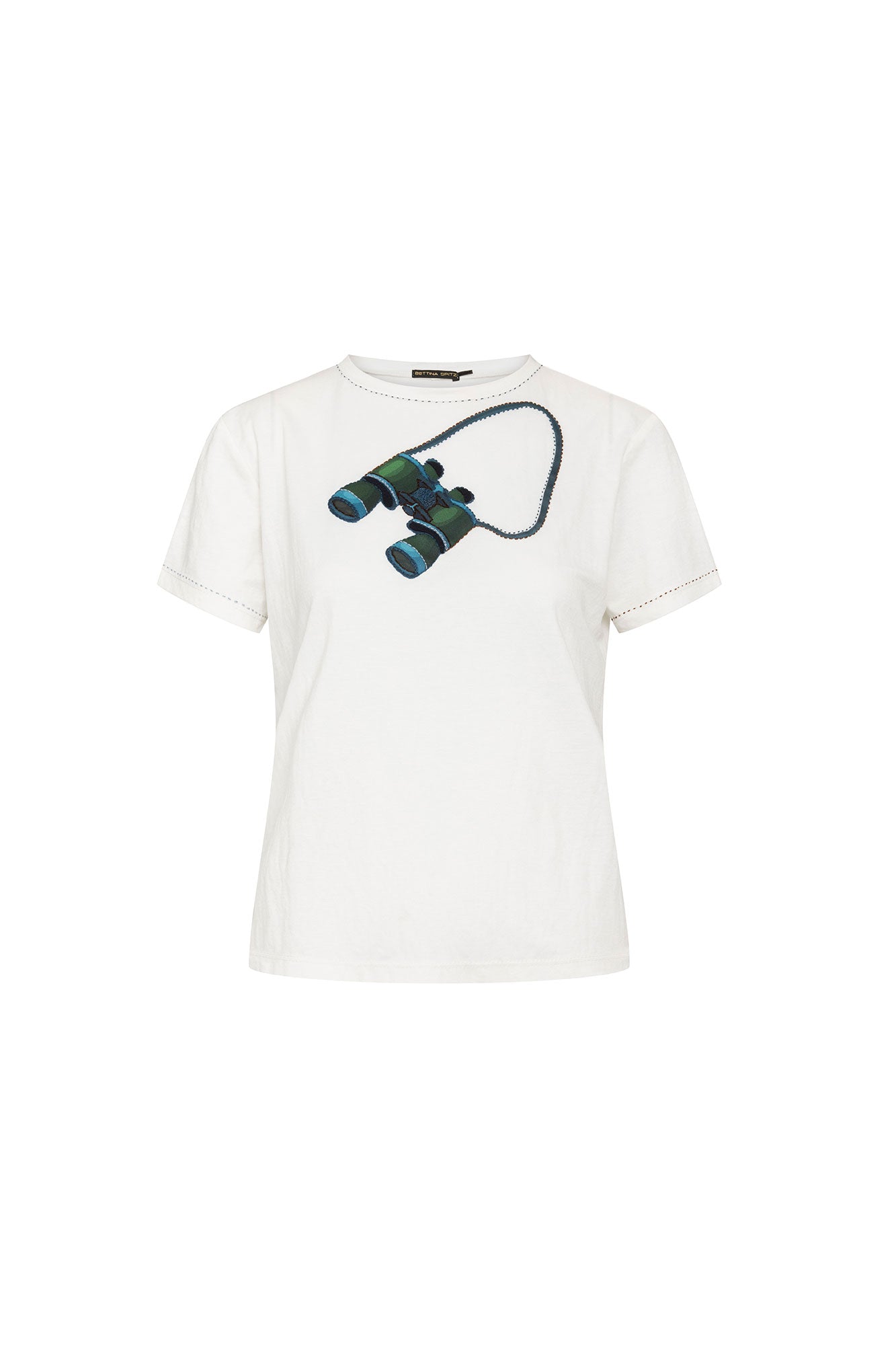 T-shirt Basic Binoculos Ivory