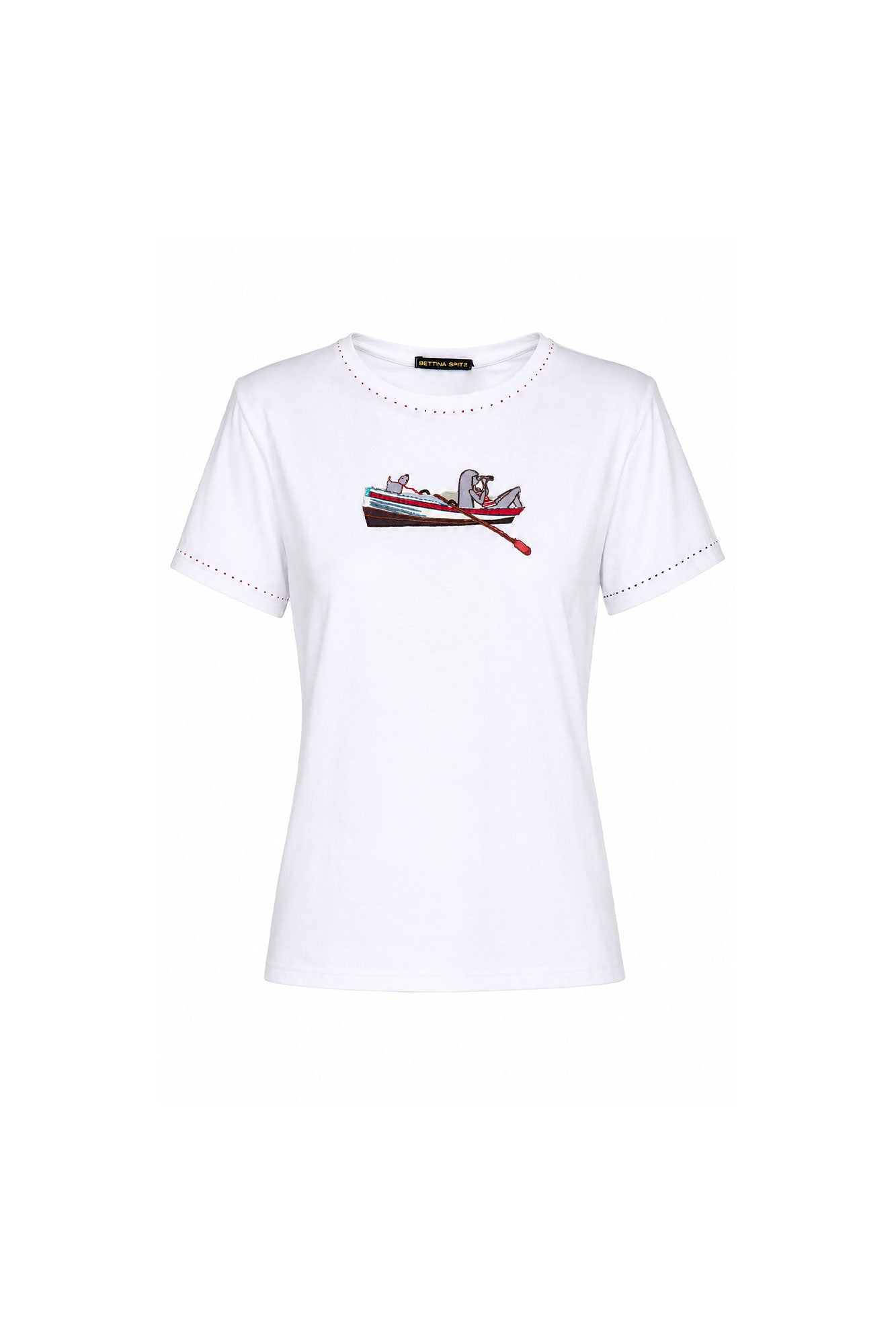 T-shirt Basic Canoa Blanco