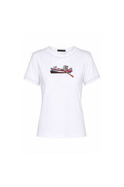 T-shirt Basic Canoa Blanco