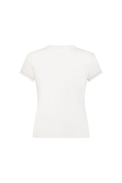 T-SHIRT BASIC CARTOON PERRITO IVORY