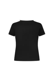 T-SHIRT BASIC GLAMOUR NEGRO