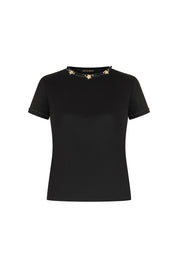T-SHIRT BASIC GLAMOUR NEGRO