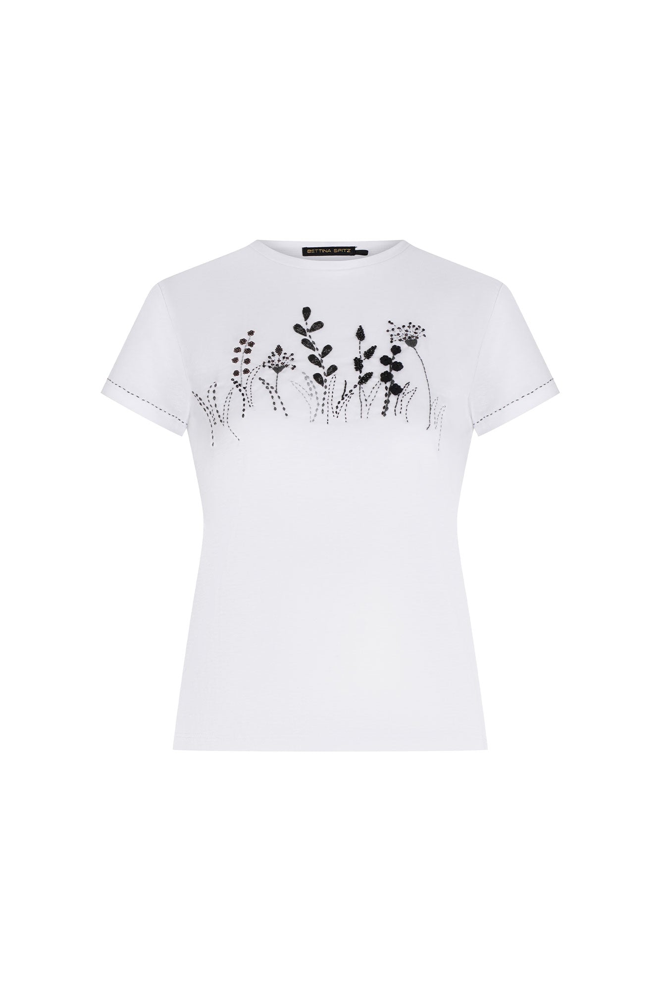 T-SHIRT BASIC JARDÍN BLANCO