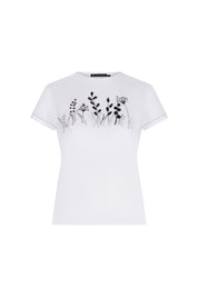 T-SHIRT BASIC JARDÍN BLANCO
