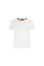 T-SHIRT BASIC LENTEJUELA IVORY