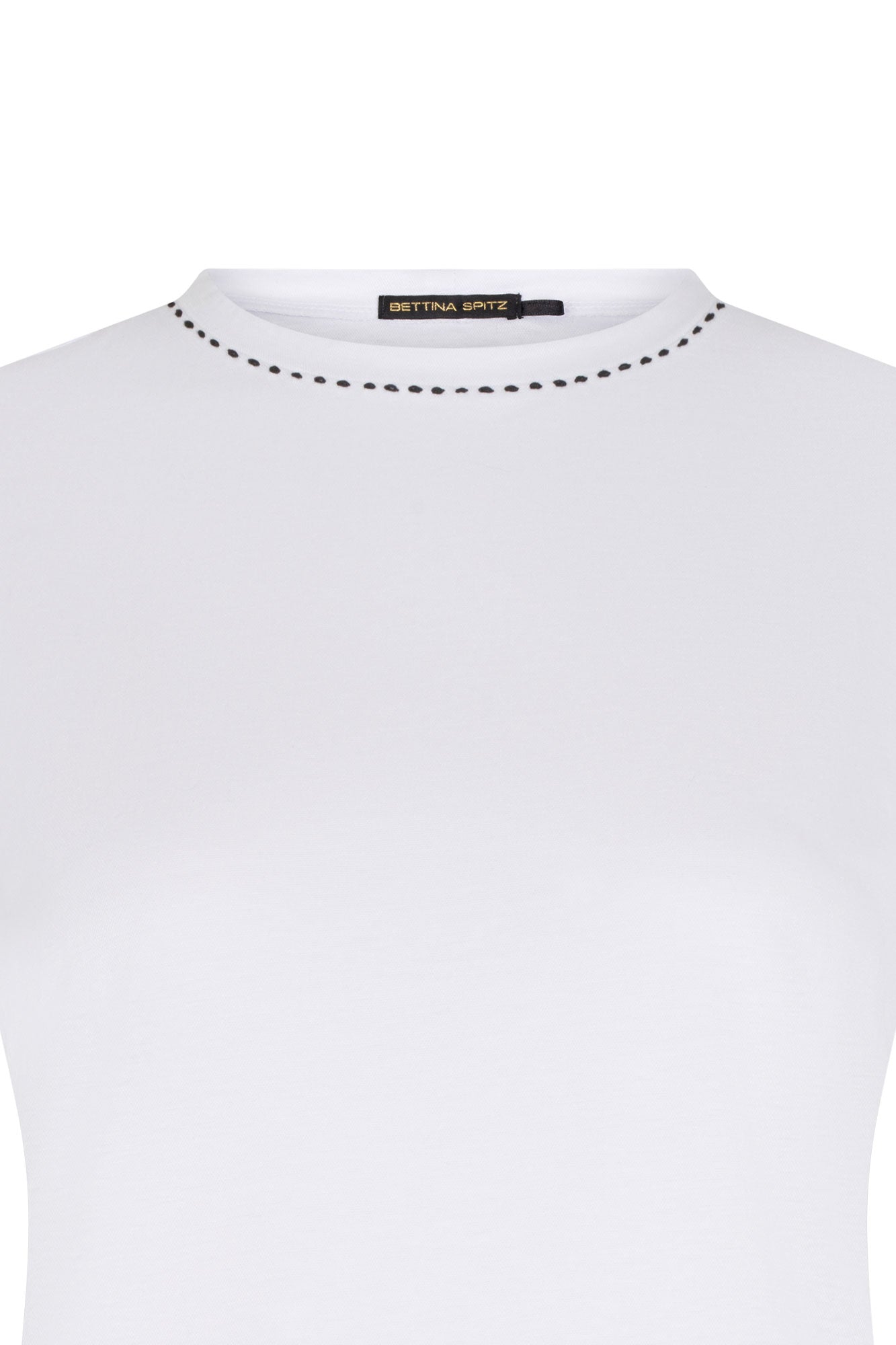 T-SHIRT BASIC PESPUNTE BLANCO
