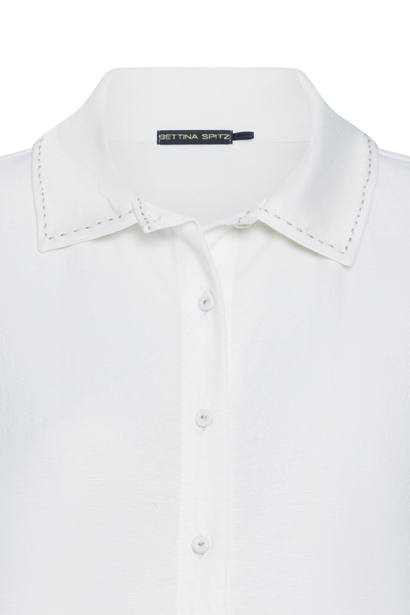 T-shirt Polo Pespunte Nácar