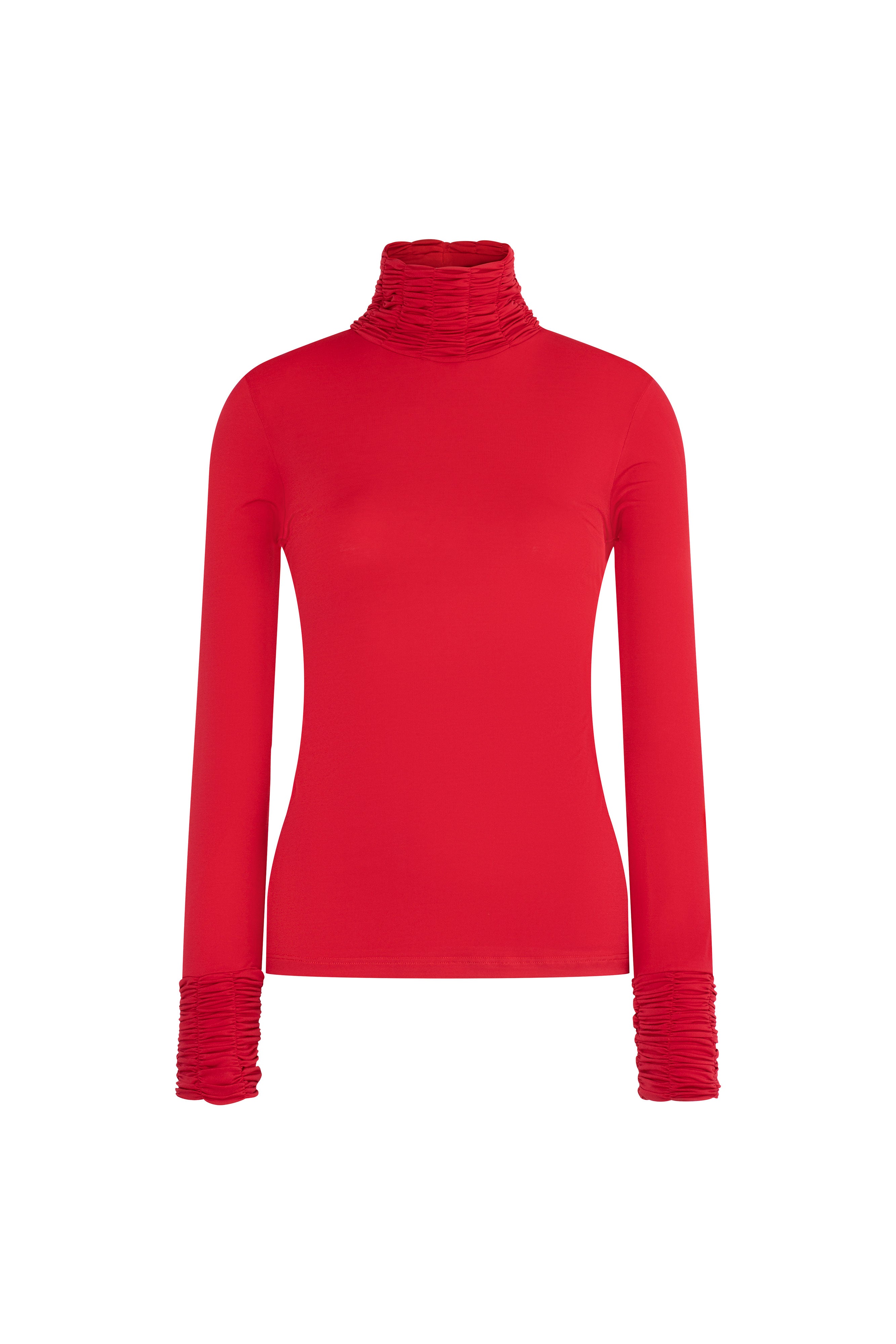 TOP CORTINA ROJO