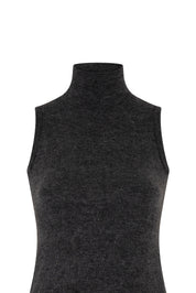 TOP CUELLO ALTO SISA GRIS