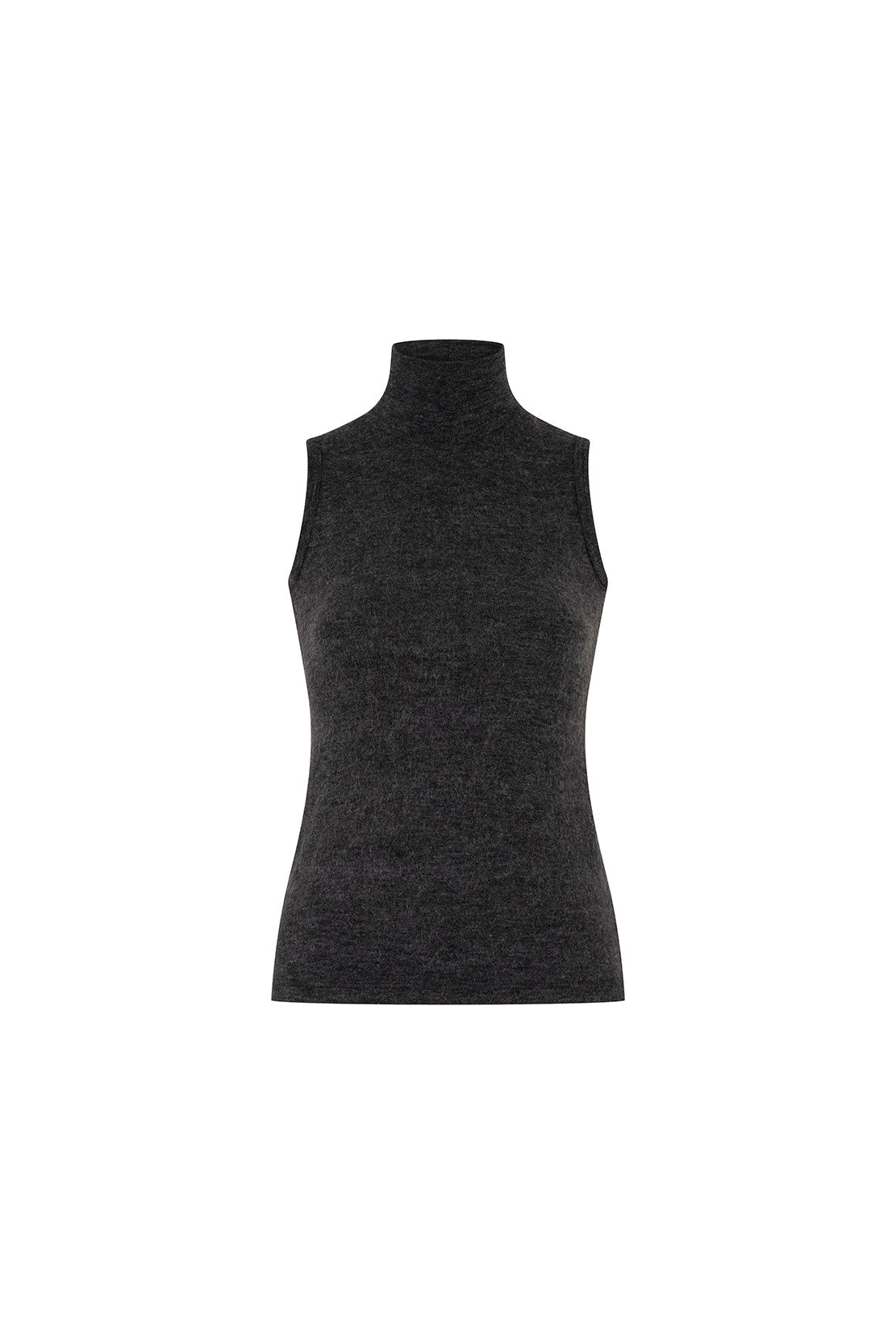 TOP CUELLO ALTO SISA GRIS