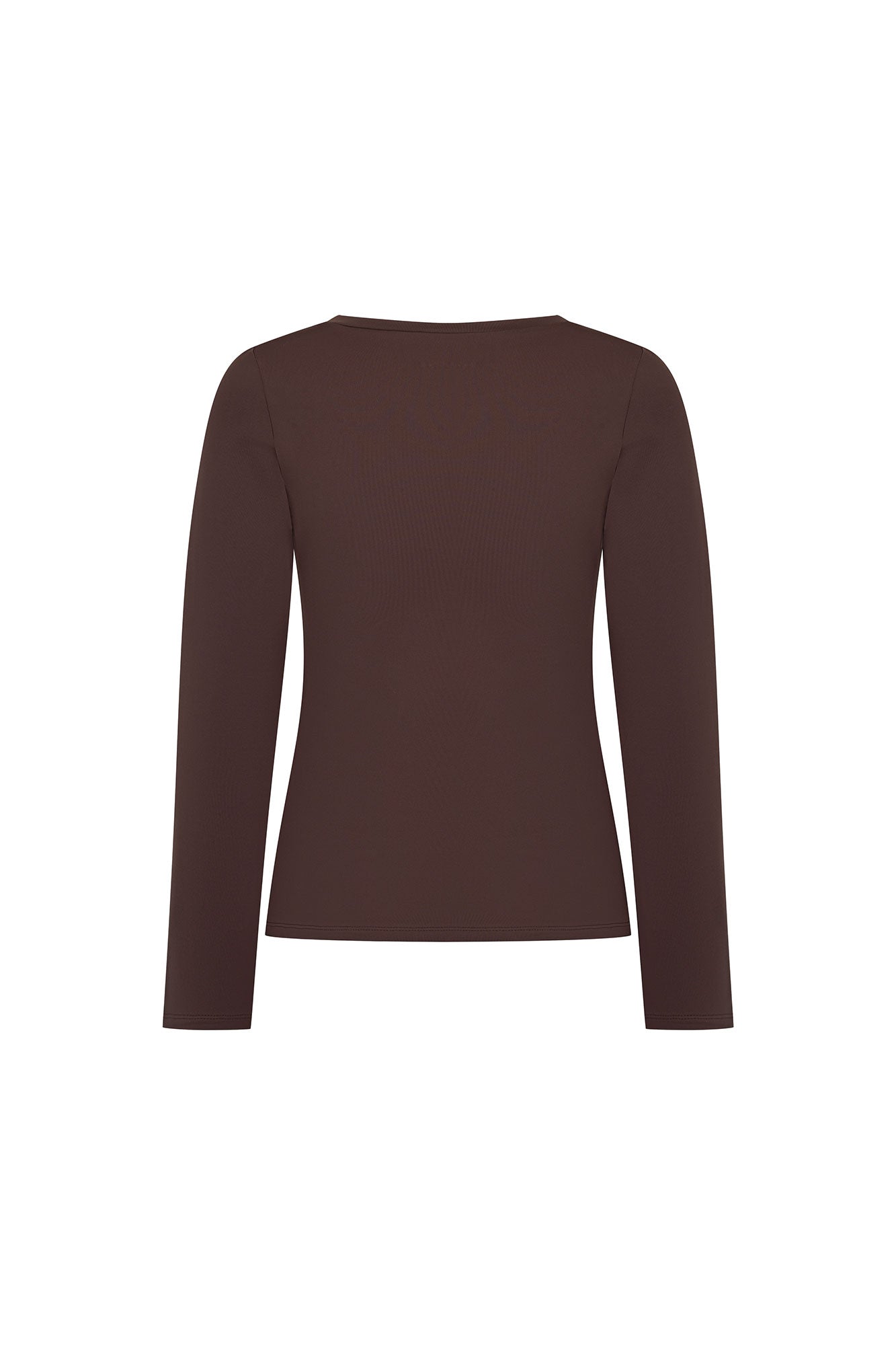 TOP CUELLO V ML CHOCOLATE