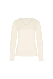 TOP CUELLO V ML MARFIL