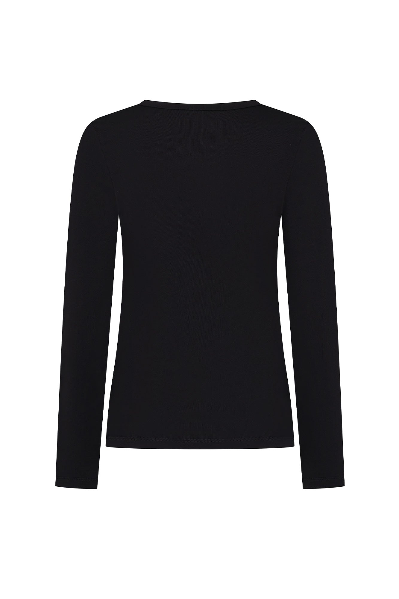 TOP CUELLO V ML NEGRO