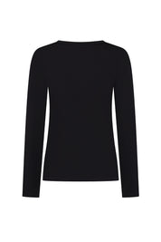 TOP CUELLO V ML NEGRO
