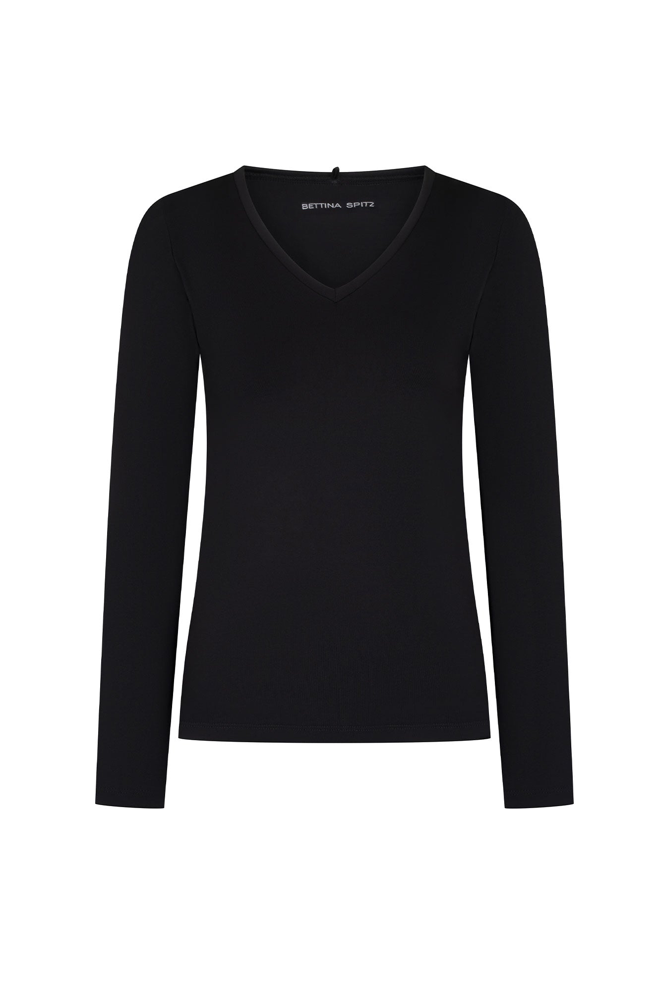 TOP CUELLO V ML NEGRO