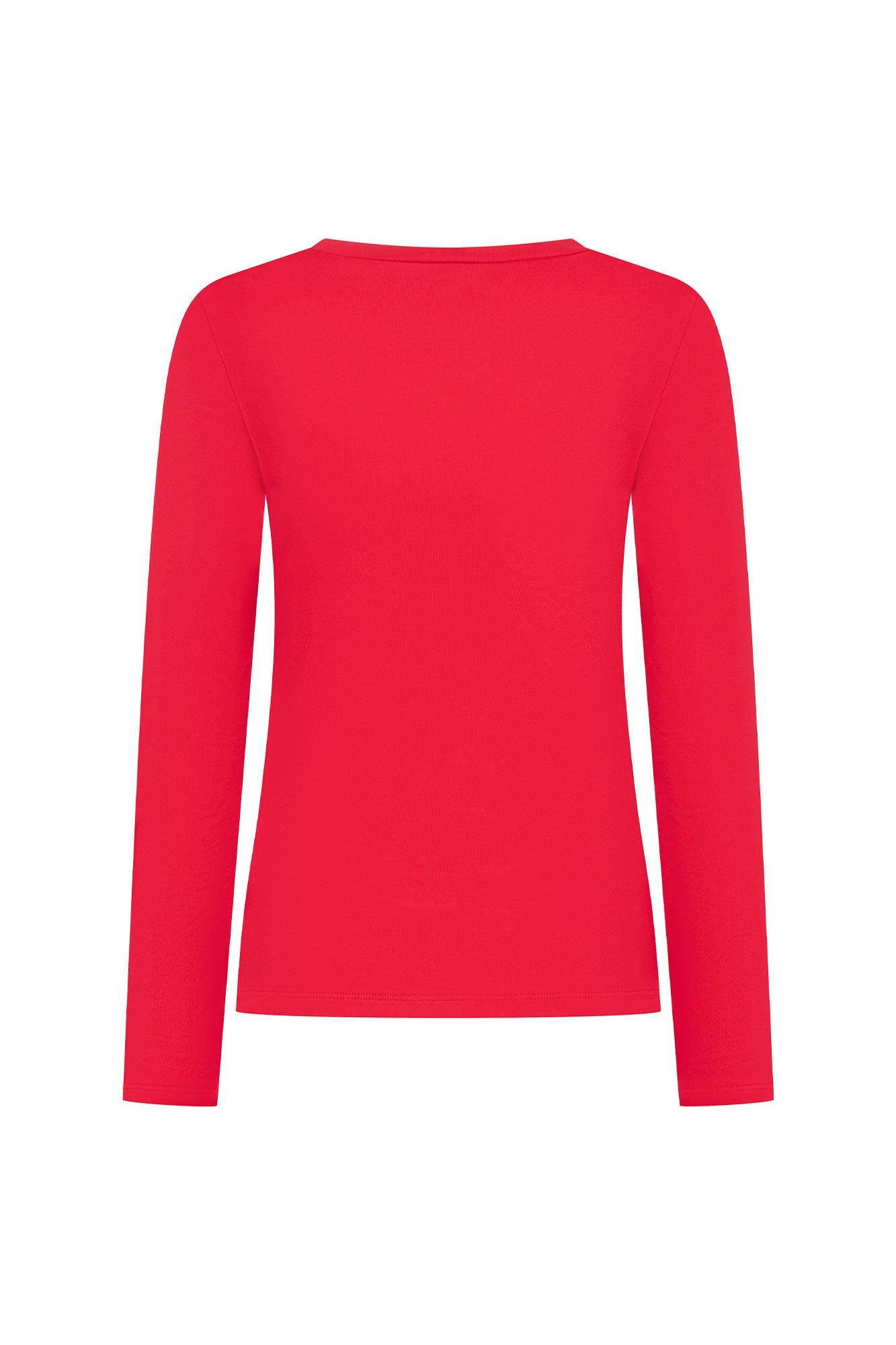 TOP CUELLO V ML ROJO