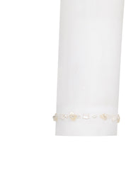 TOP MALLITA CUELLO BRILLOS IVORY