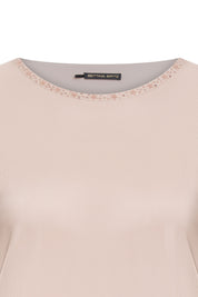 TOP MALLITA CUELLO LENTEJUELA ARENA