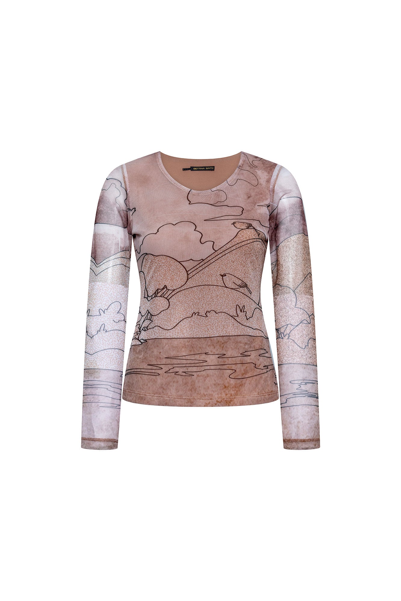 Top Mallita Est. Carlota Ocre