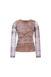 Top Mallita Est. Carlota Ocre