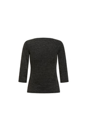 TOP OJAL MANGA 3/4 GRIS