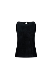 Top Petite Brillos Negro