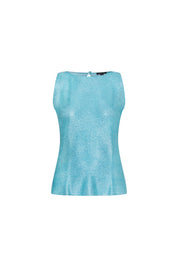 Top Petite Lentejuela Aqua