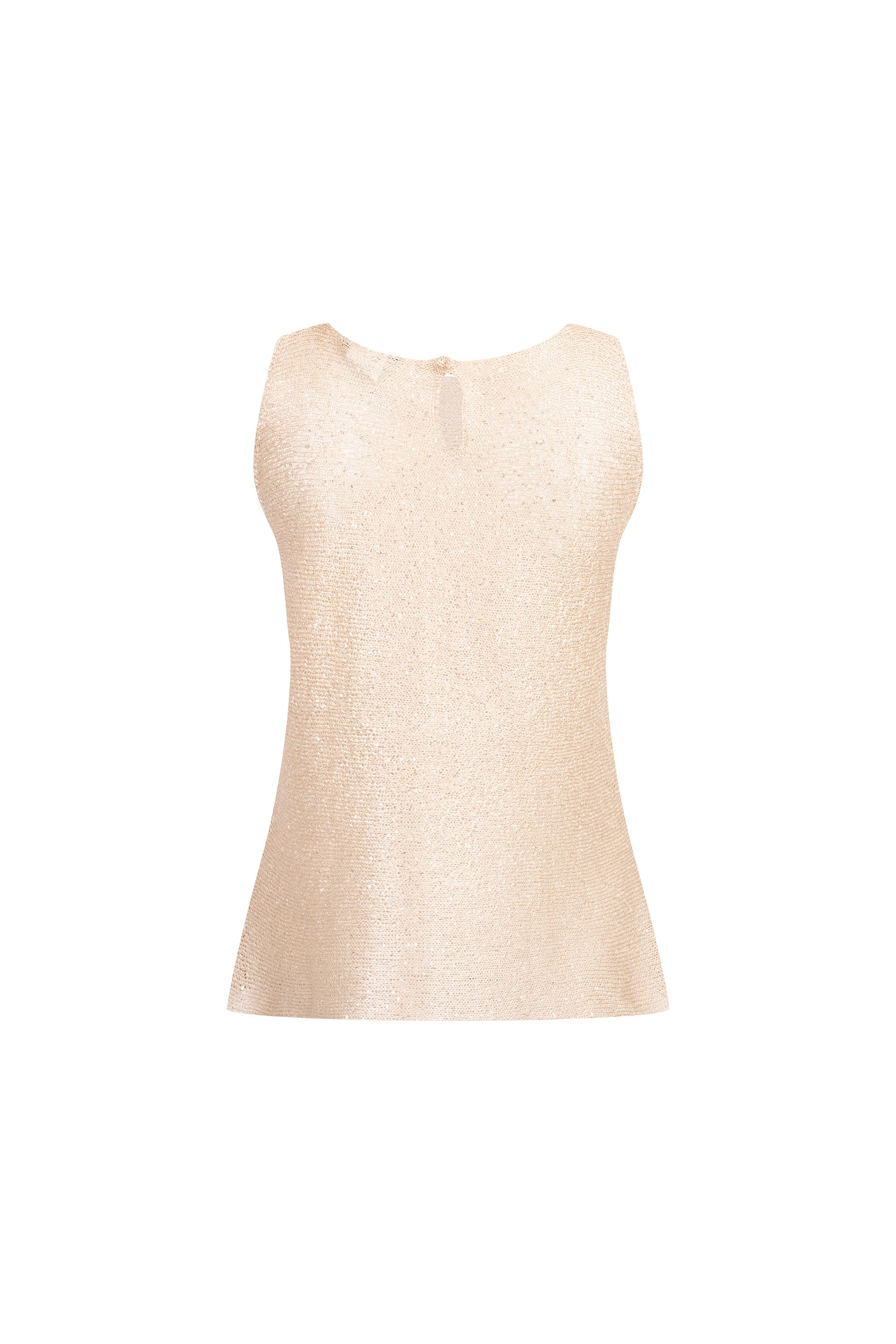 TOP PETITE LENTEJUELA CAMEL