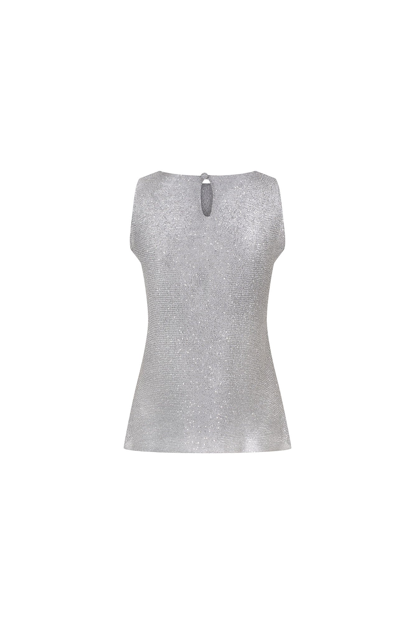 TOP PETITE LENTEJUELA PLATA
